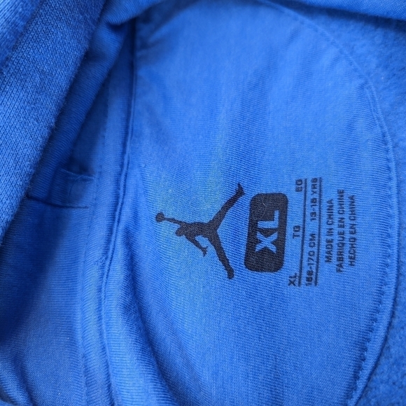 Nike Air cotton pullover hoodie blue men's sz Small, women's sz medium, kids sz - Picture 3 of 7